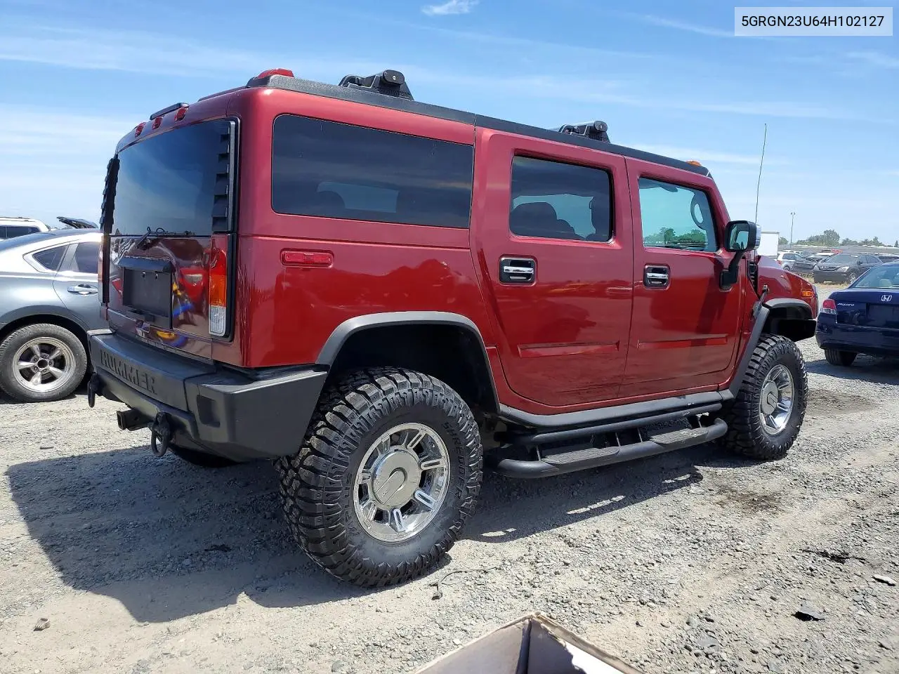 2004 Hummer H2 VIN: 5GRGN23U64H102127 Lot: 55980806