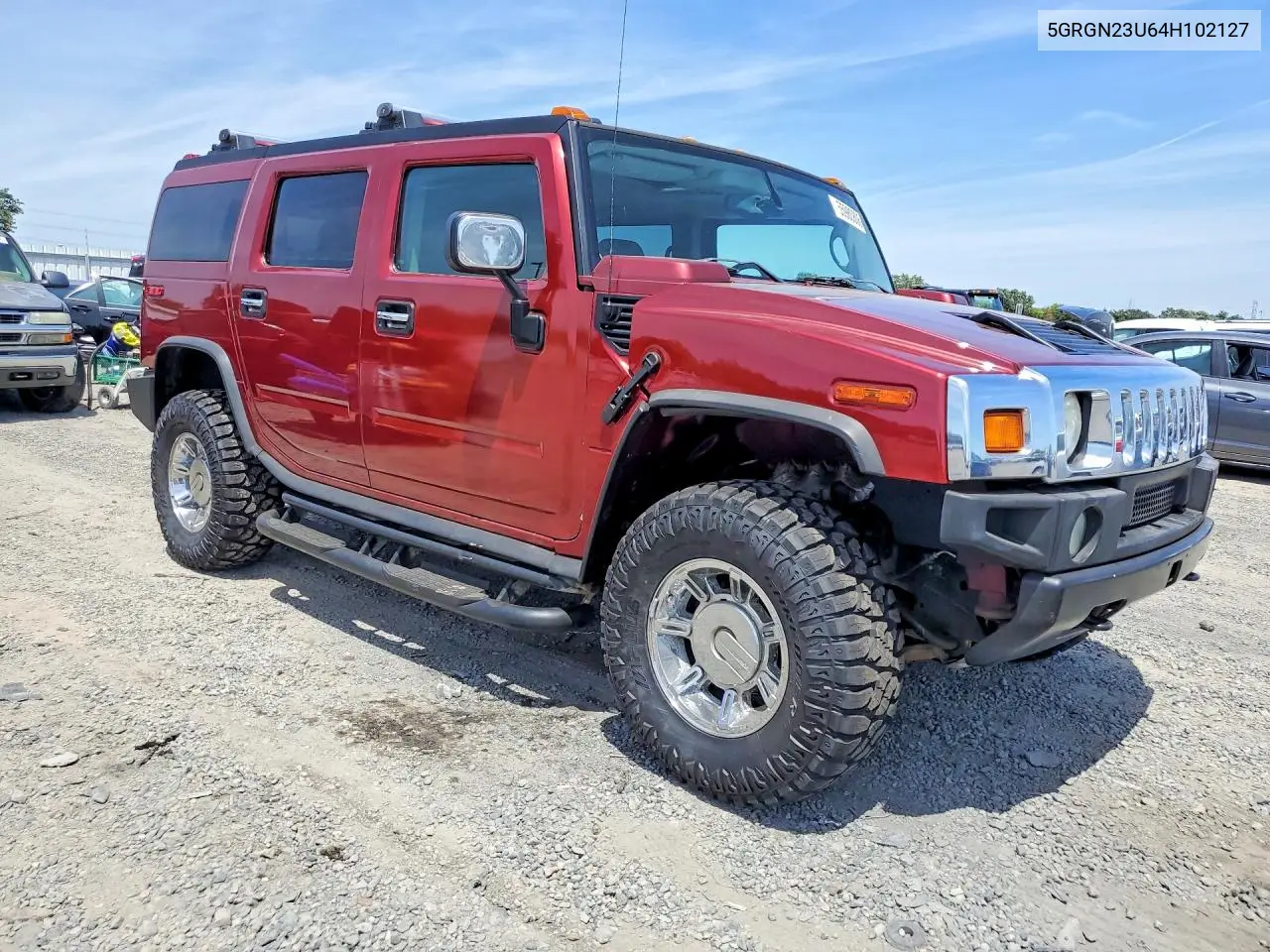 2004 Hummer H2 VIN: 5GRGN23U64H102127 Lot: 55980806