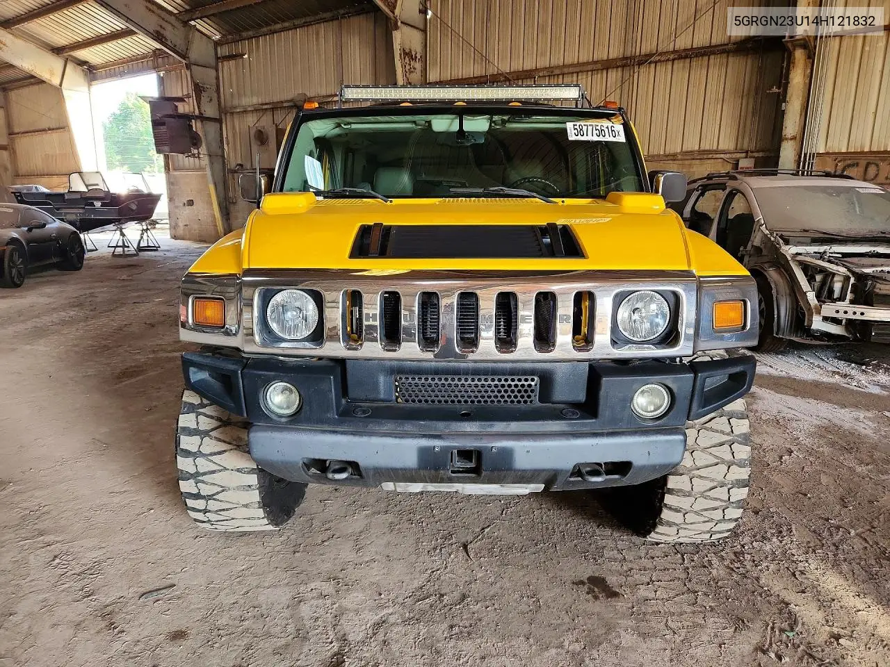 2004 Hummer H2 VIN: 5GRGN23U14H121832 Lot: 58775616