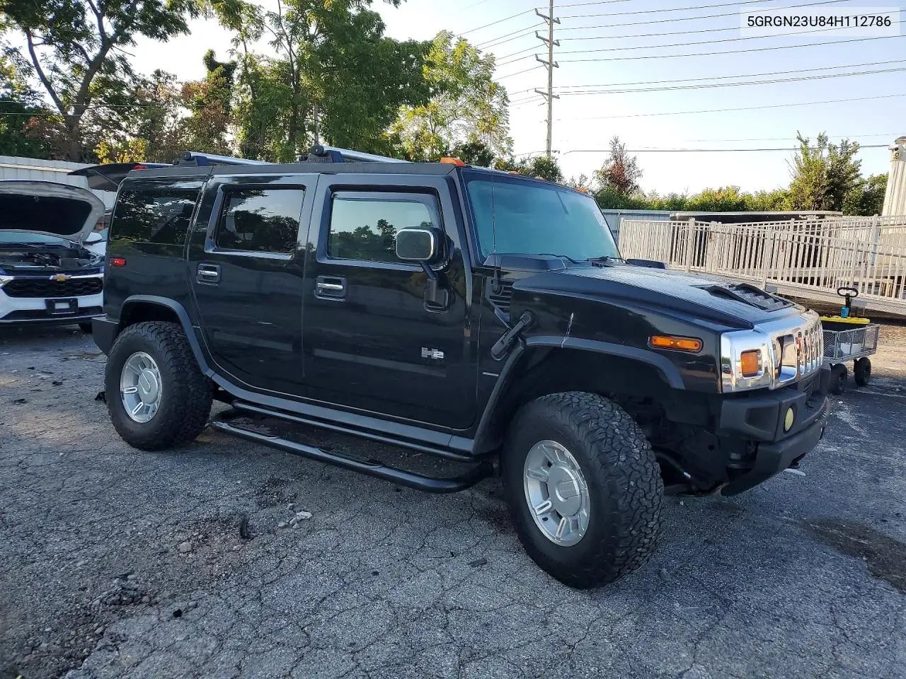 2004 Hummer H2 VIN: 5GRGN23U84H112786 Lot: 60472306