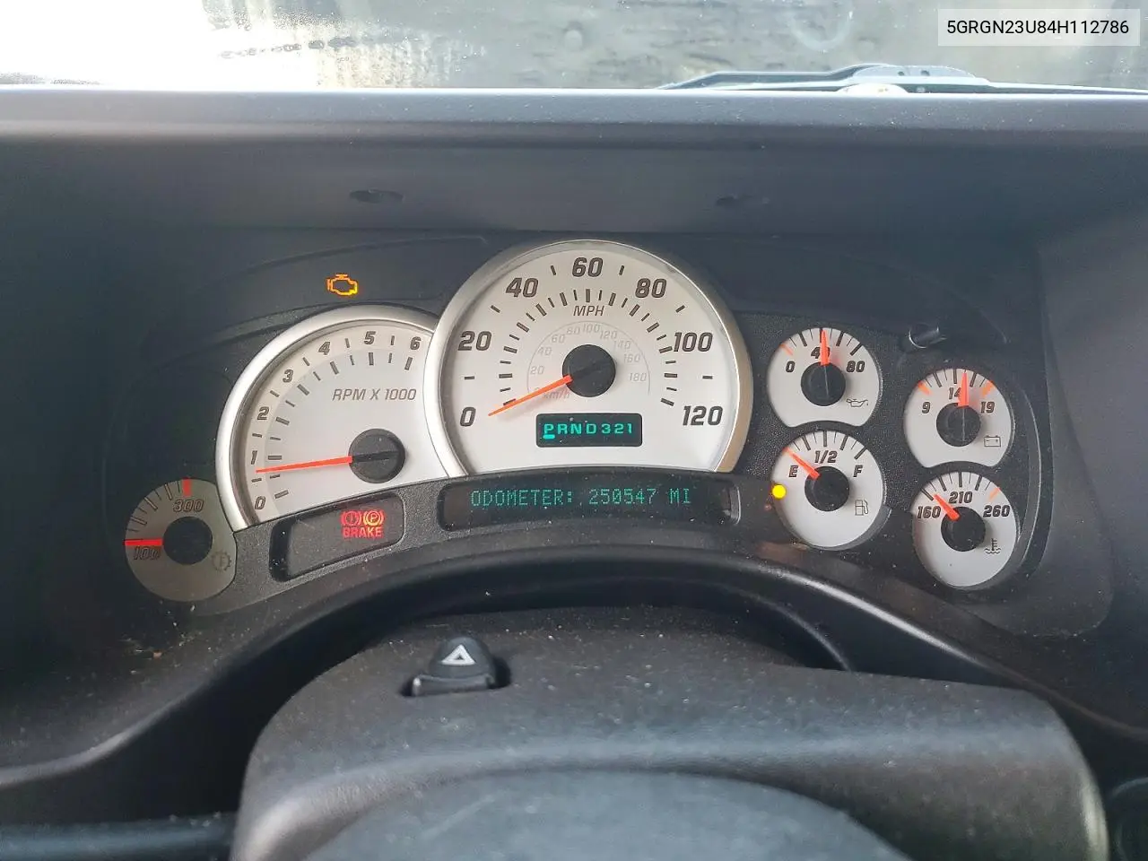 2004 Hummer H2 VIN: 5GRGN23U84H112786 Lot: 60472306