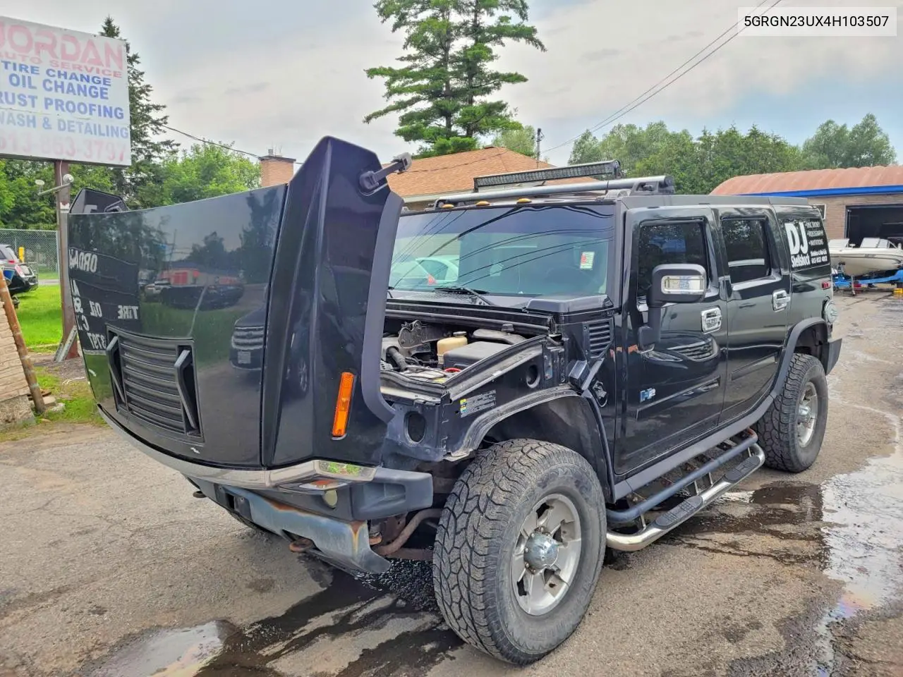 2004 Hummer H2 VIN: 5GRGN23UX4H103507 Lot: 62298956