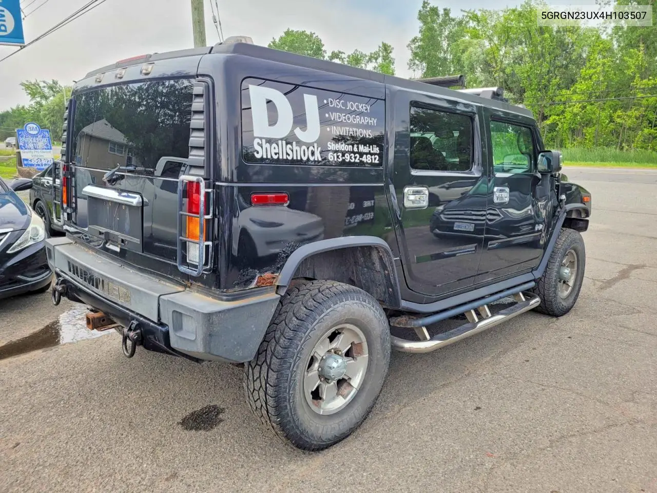 2004 Hummer H2 VIN: 5GRGN23UX4H103507 Lot: 62298956