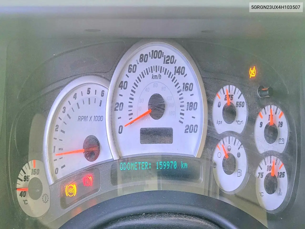 2004 Hummer H2 VIN: 5GRGN23UX4H103507 Lot: 62298956