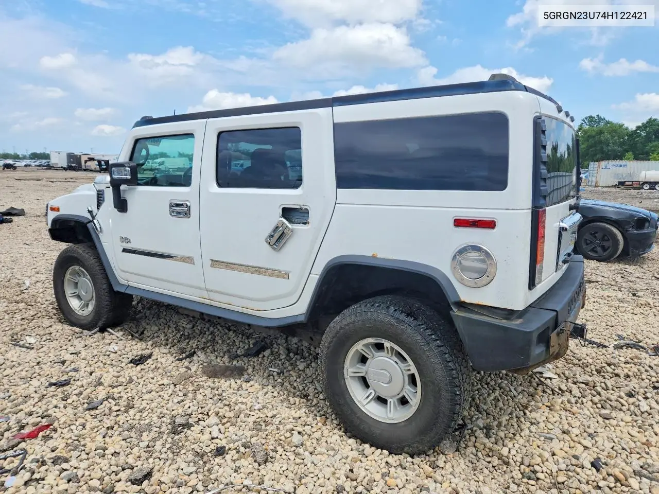 2004 Hummer H2 VIN: 5GRGN23U74H122421 Lot: 85619175