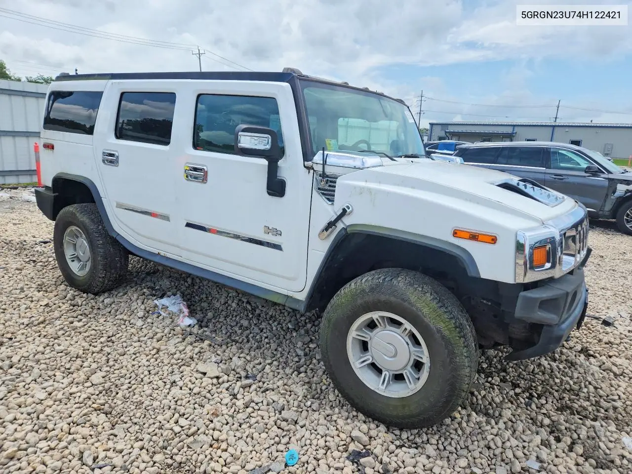 2004 Hummer H2 VIN: 5GRGN23U74H122421 Lot: 85619175