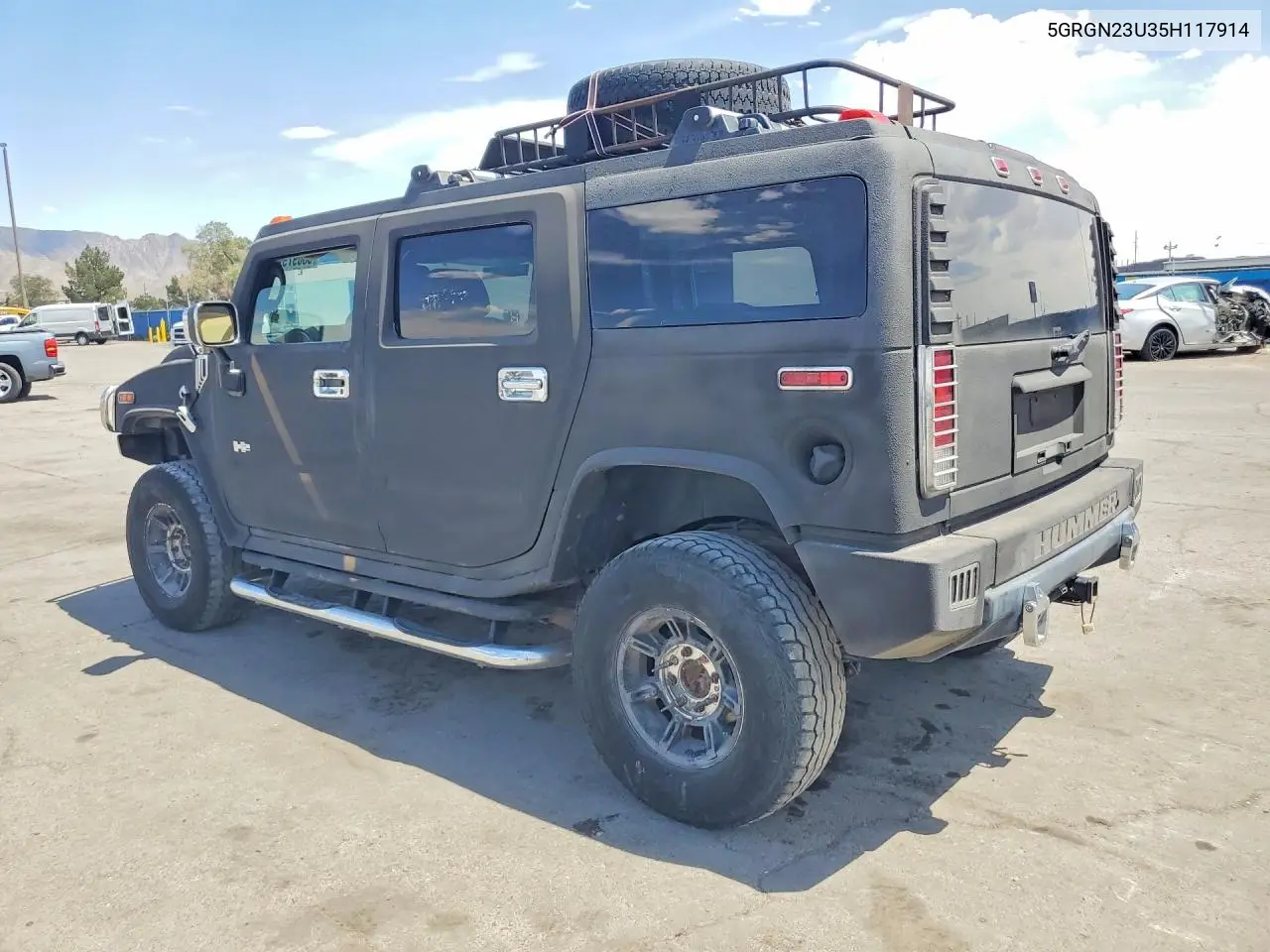 2005 Hummer H2 VIN: 5GRGN23U35H117914 Lot: 53697976