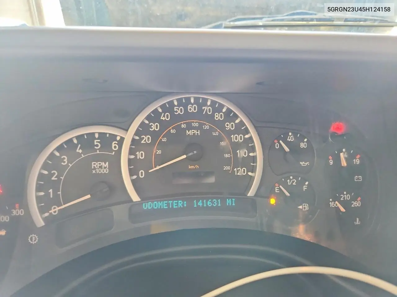 2005 Hummer H2 VIN: 5GRGN23U45H124158 Lot: 60331176