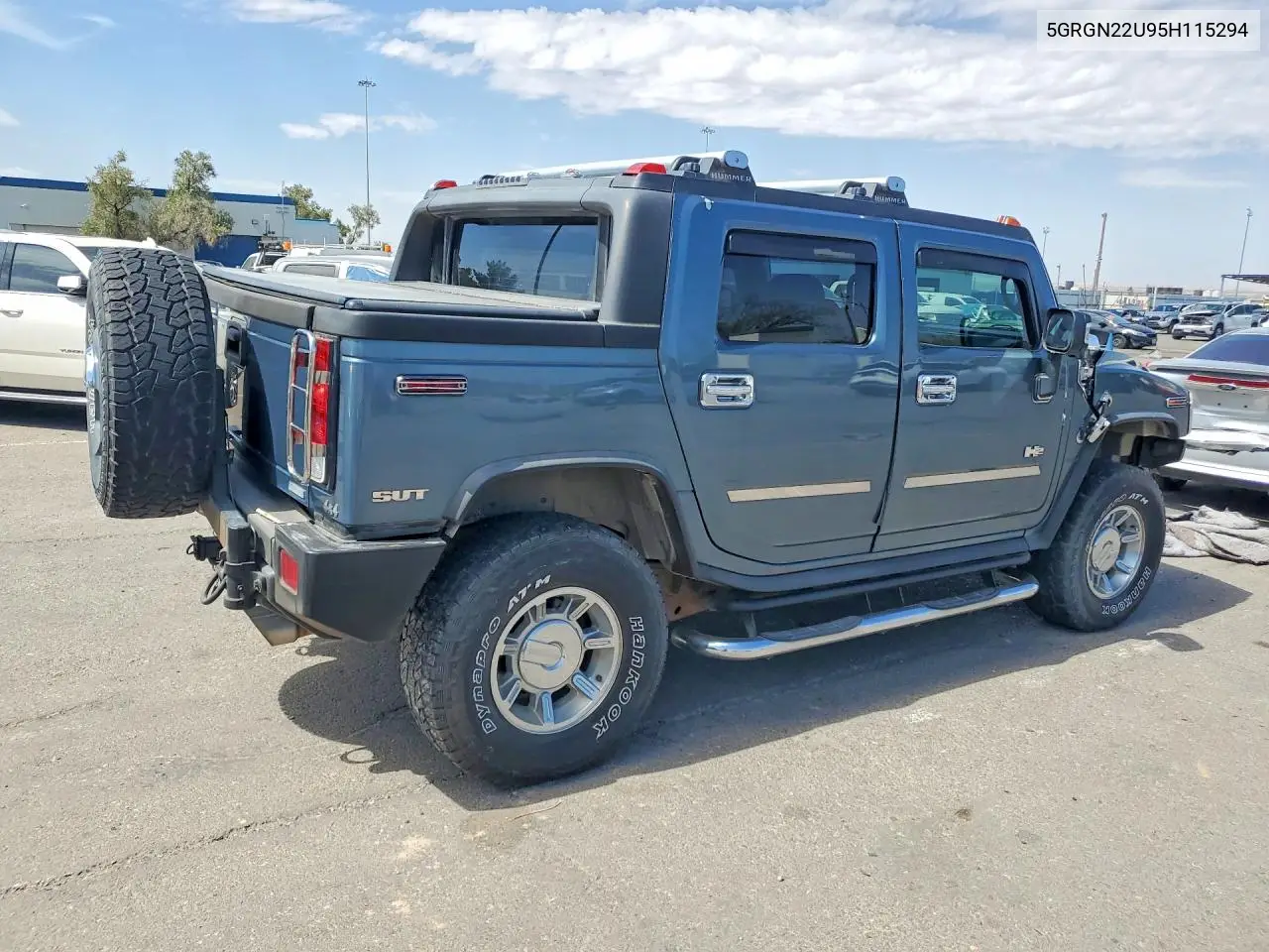 2005 Hummer H2 Sut VIN: 5GRGN22U95H115294 Lot: 60457076