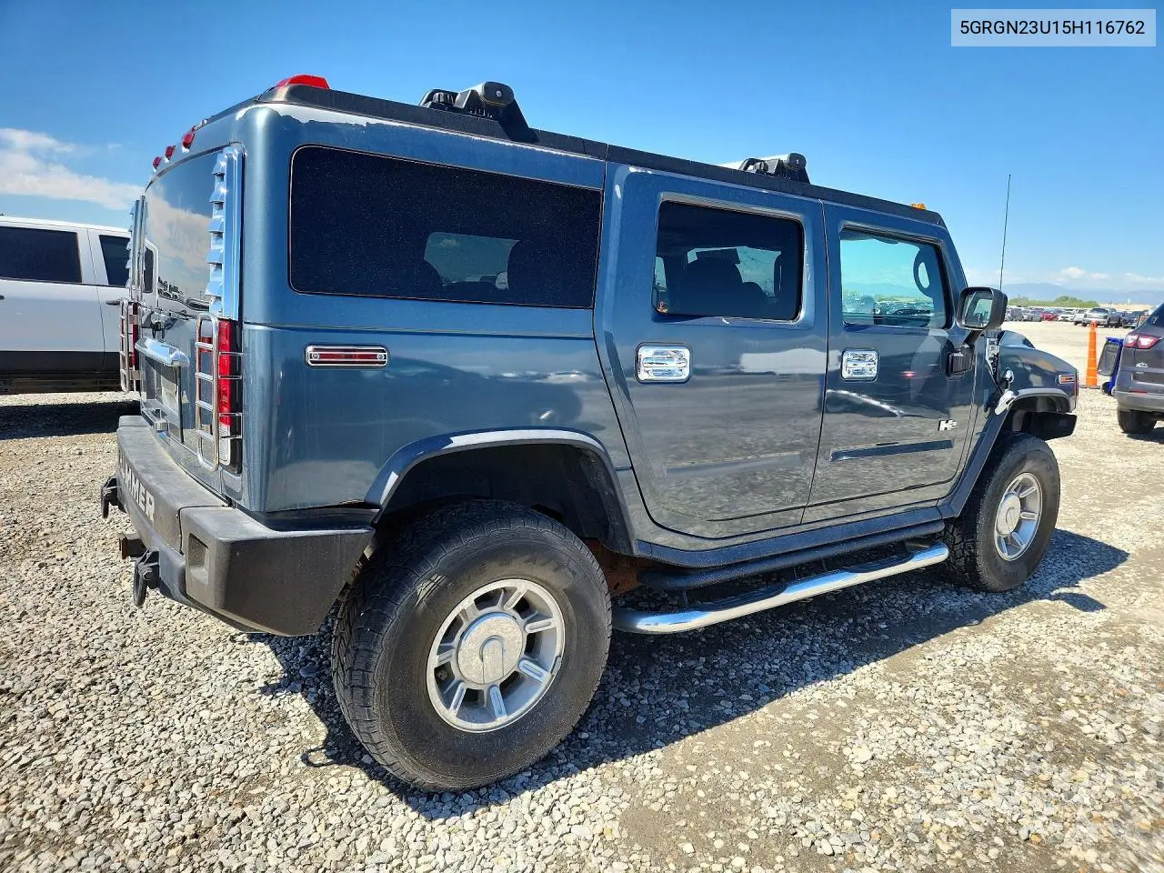 2005 Hummer H2 VIN: 5GRGN23U15H116762 Lot: 60578816