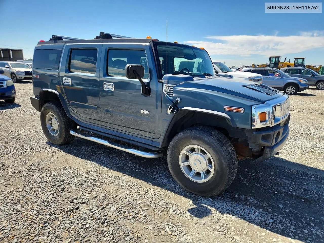 2005 Hummer H2 VIN: 5GRGN23U15H116762 Lot: 60578816
