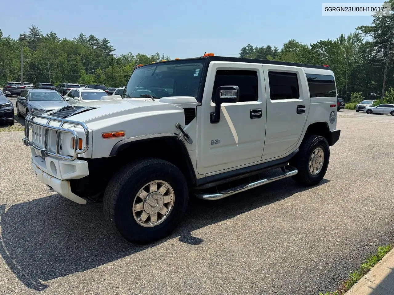 2006 Hummer H2 VIN: 5GRGN23U06H106175 Lot: 55097496