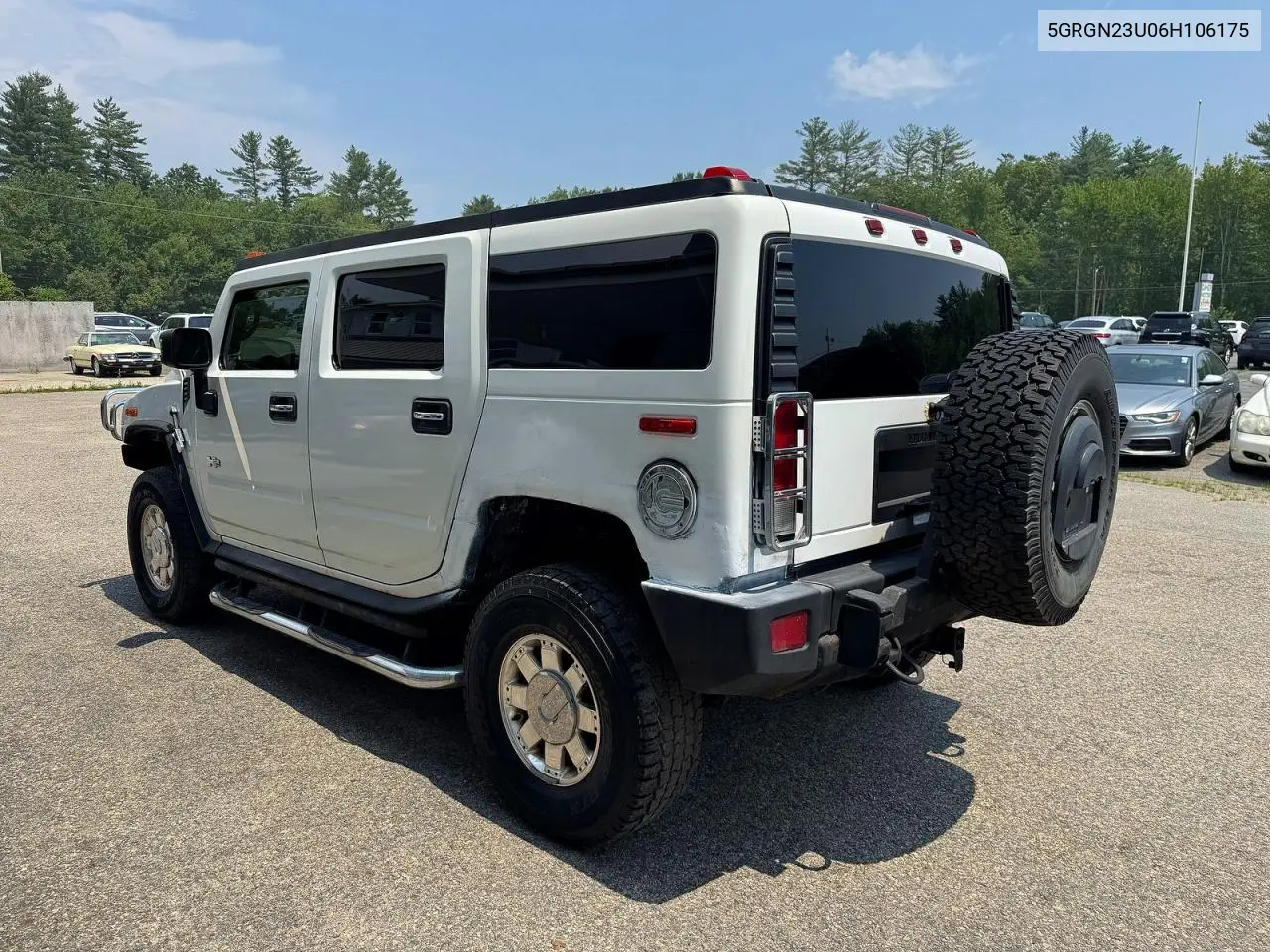 2006 Hummer H2 VIN: 5GRGN23U06H106175 Lot: 55097496