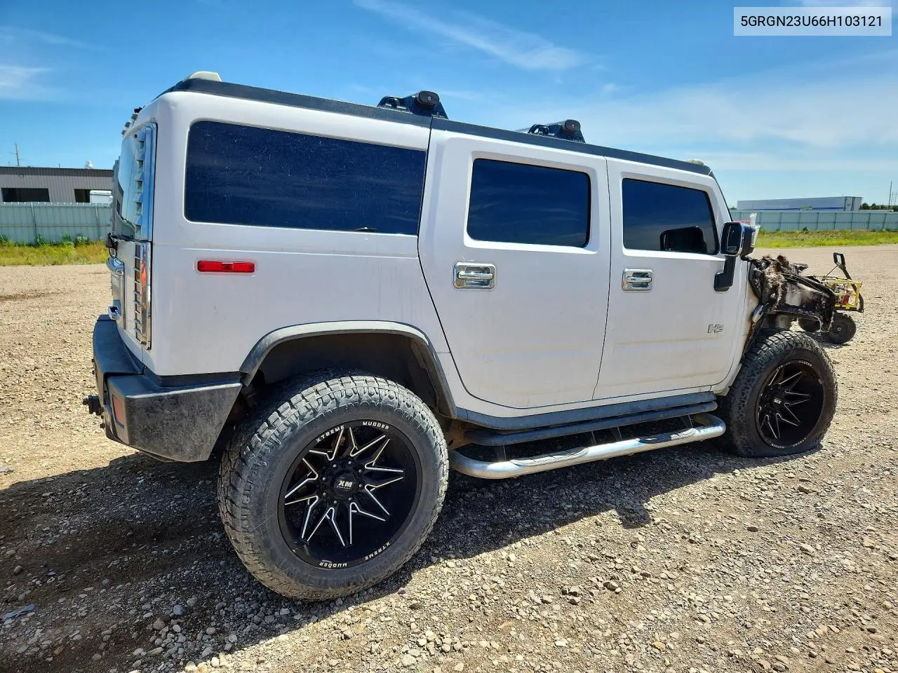 2006 Hummer H2 VIN: 5GRGN23U66H103121 Lot: 56590656