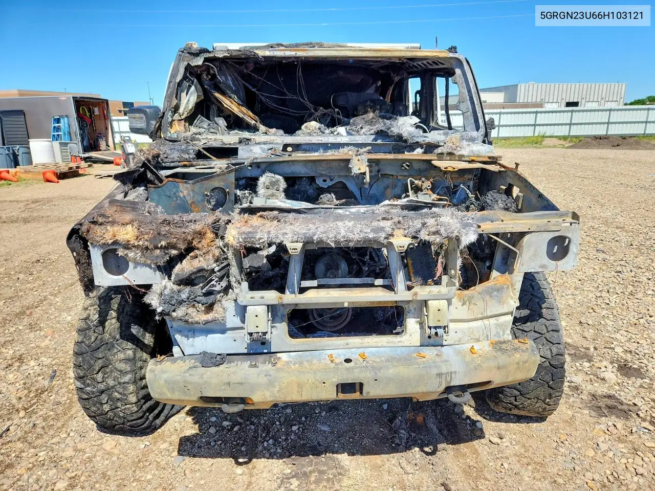 2006 Hummer H2 VIN: 5GRGN23U66H103121 Lot: 56590656