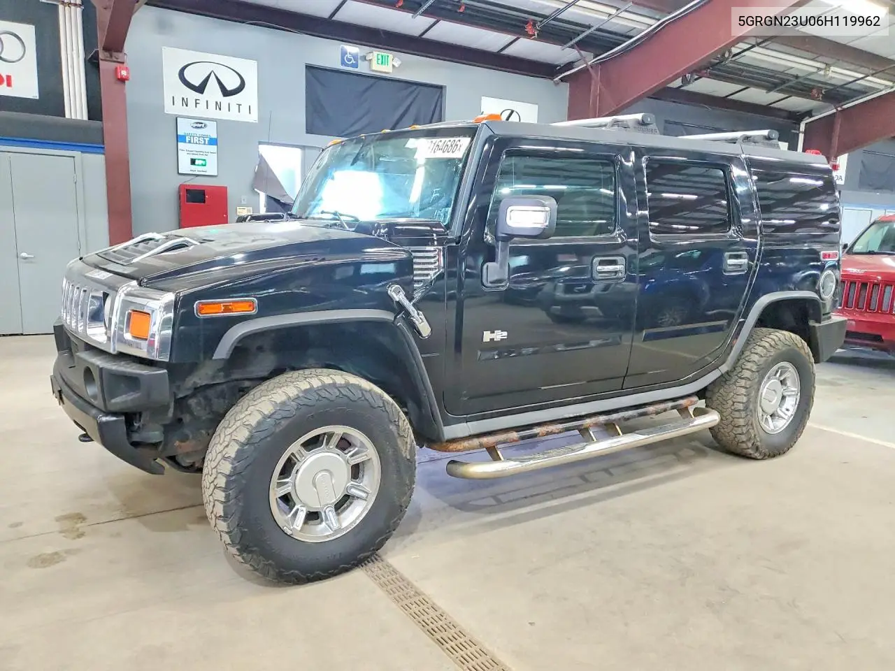 2006 Hummer H2 VIN: 5GRGN23U06H119962 Lot: 59164686