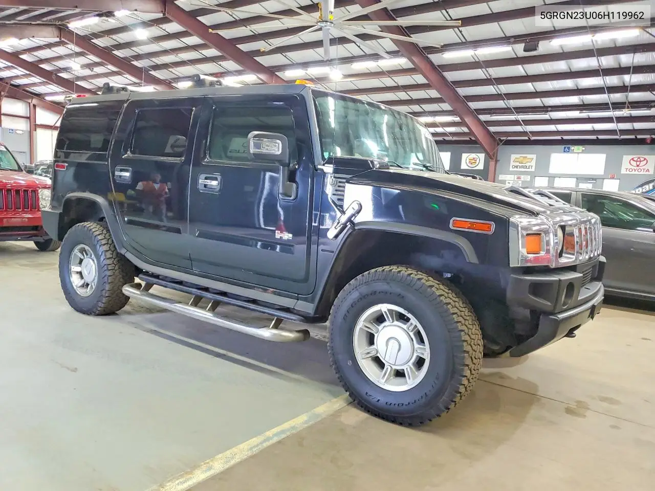 2006 Hummer H2 VIN: 5GRGN23U06H119962 Lot: 59164686