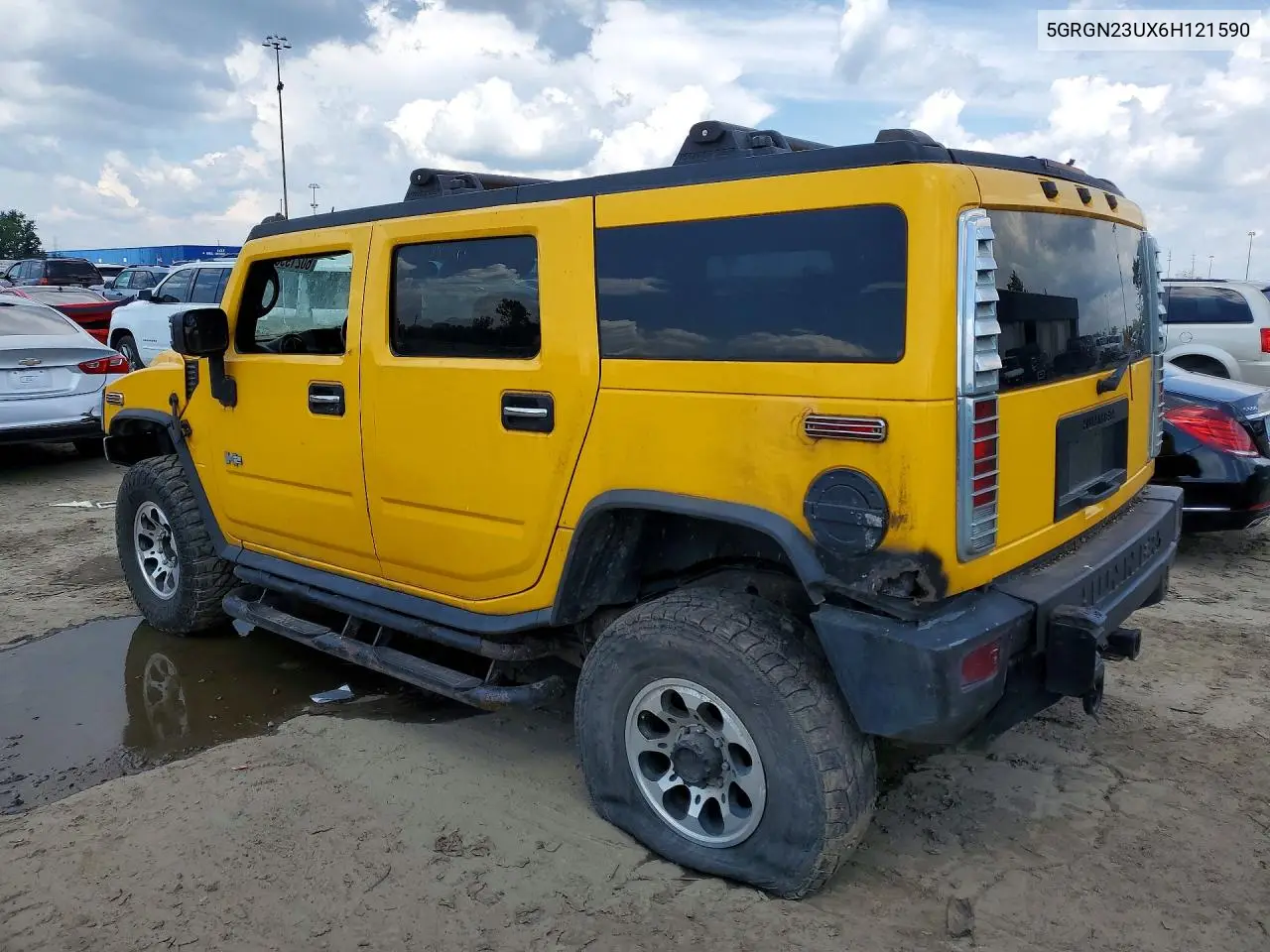 2006 Hummer H2 VIN: 5GRGN23UX6H121590 Lot: 60219956