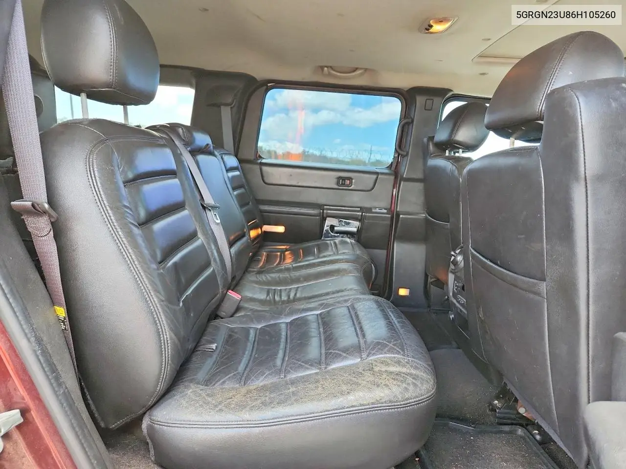 2006 Hummer H2 VIN: 5GRGN23U86H105260 Lot: 60706056