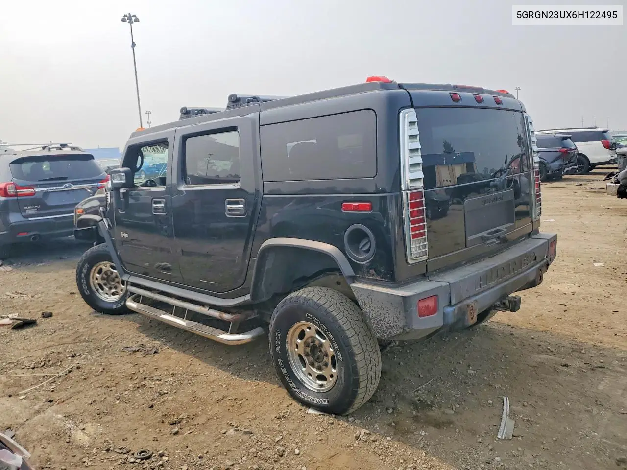 2006 Hummer H2 VIN: 5GRGN23UX6H122495 Lot: 61068116