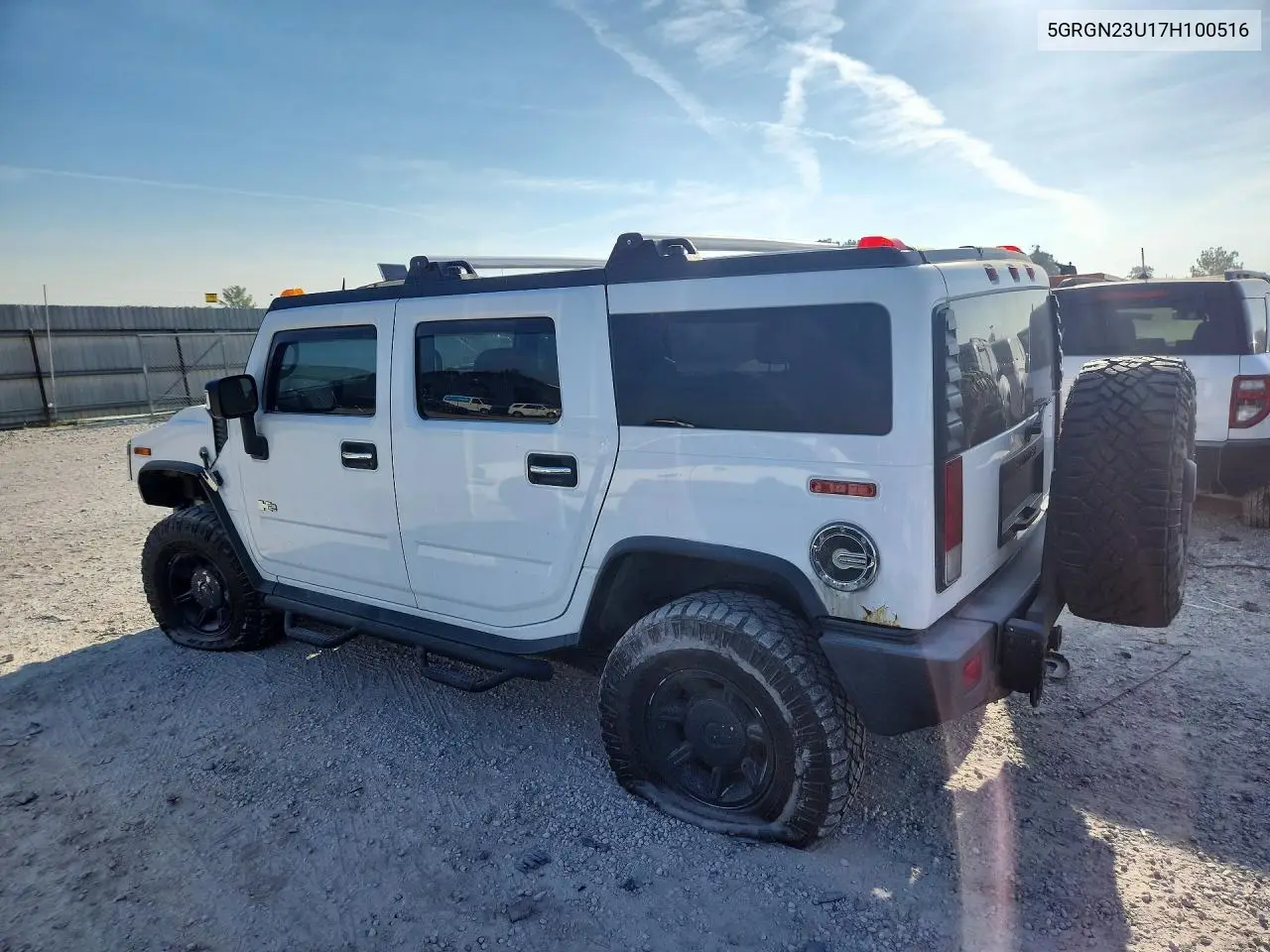 2007 Hummer H2 VIN: 5GRGN23U17H100516 Lot: 60444206