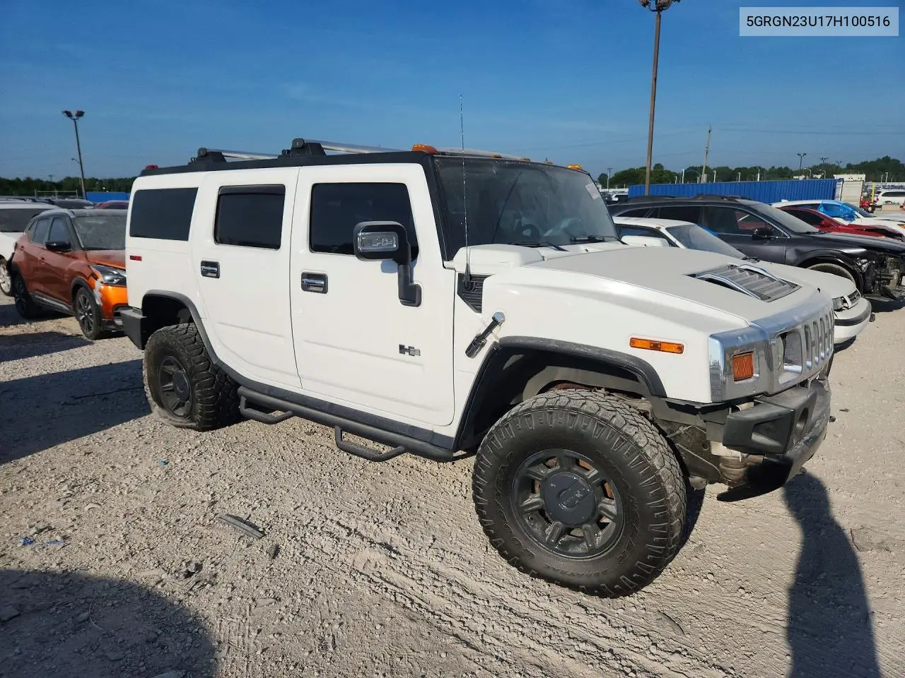 2007 Hummer H2 VIN: 5GRGN23U17H100516 Lot: 60444206
