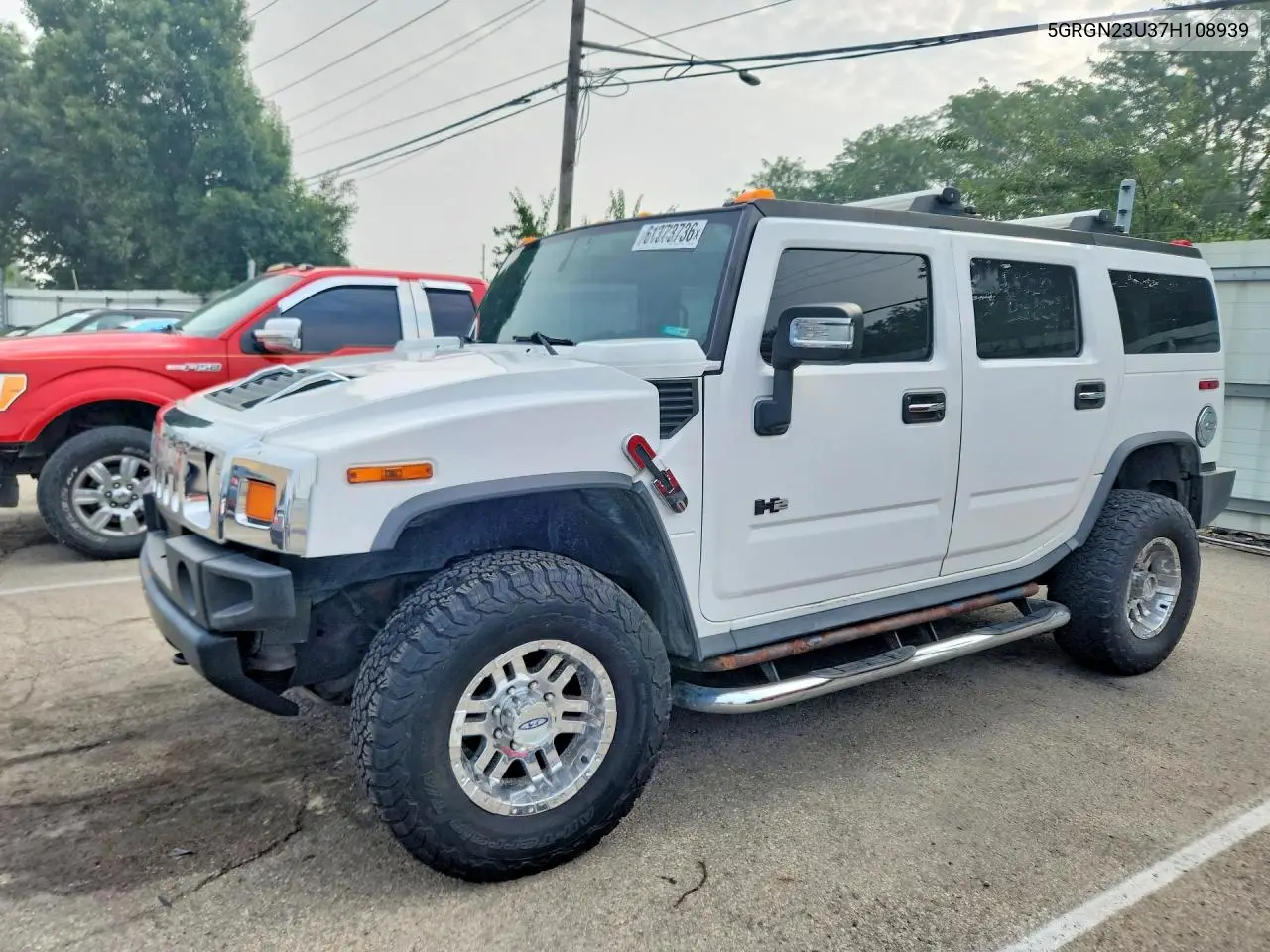 2007 Hummer H2 VIN: 5GRGN23U37H108939 Lot: 61373736