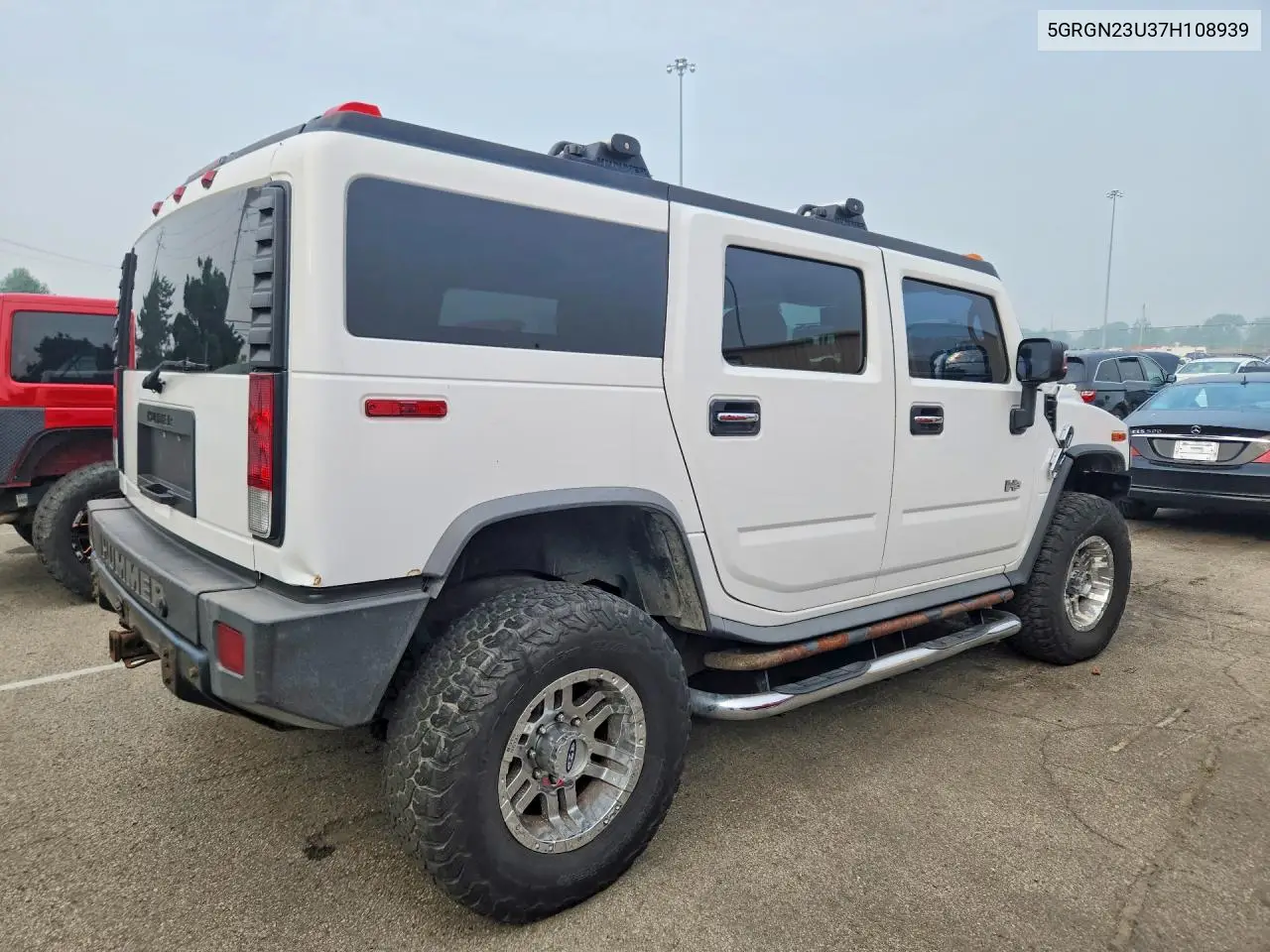 2007 Hummer H2 VIN: 5GRGN23U37H108939 Lot: 61373736