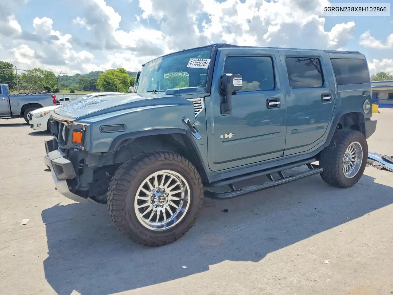 2008 Hummer H2 VIN: 5GRGN238X8H102866 Lot: 61108276