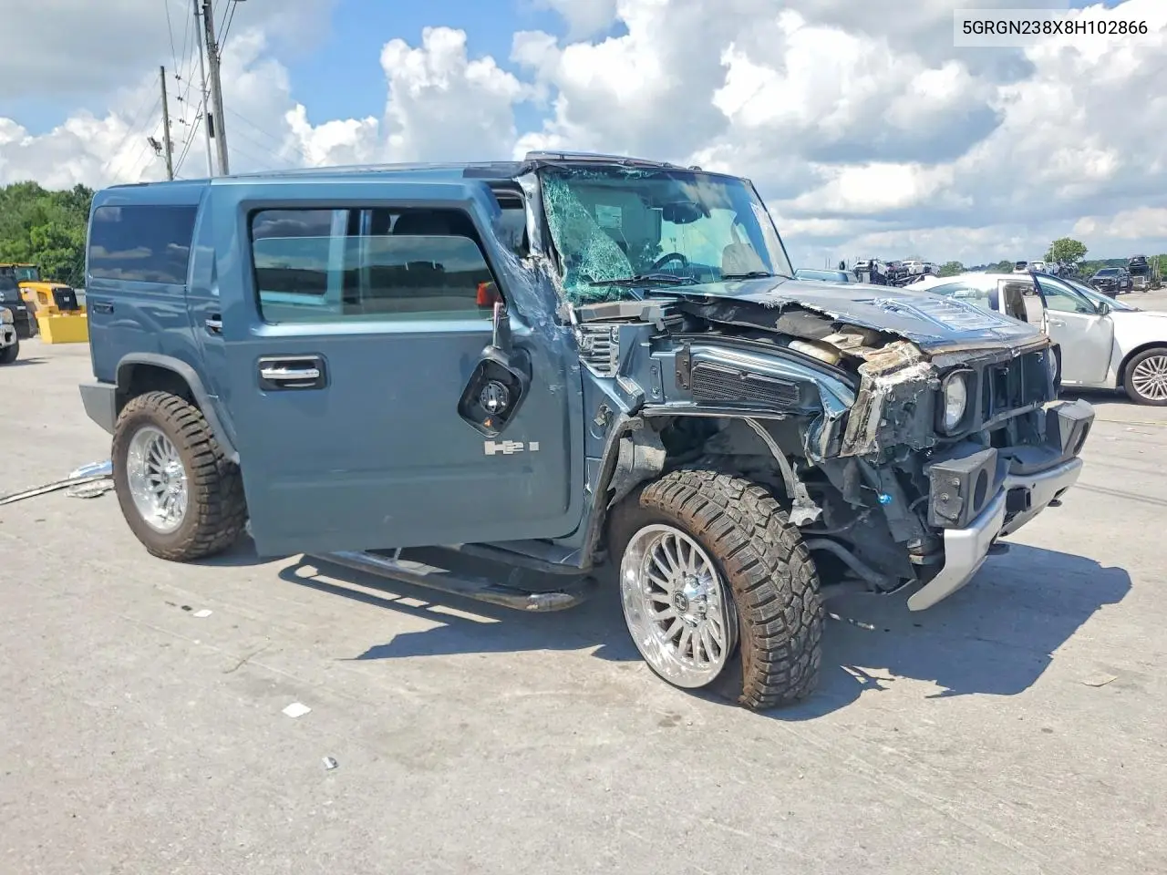 2008 Hummer H2 VIN: 5GRGN238X8H102866 Lot: 61108276