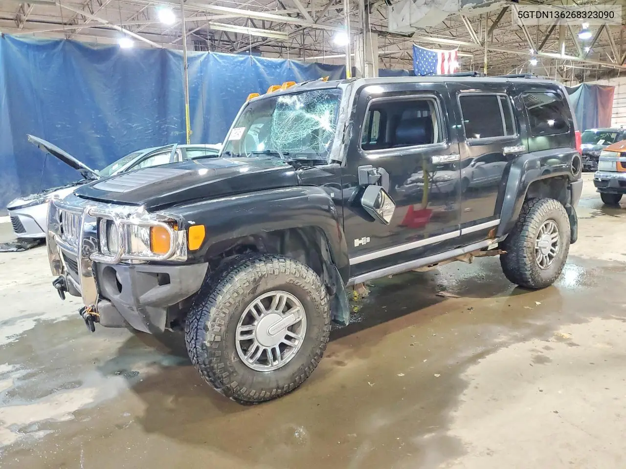 2006 Hummer H3 VIN: 5GTDN136268323090 Lot: 47396746