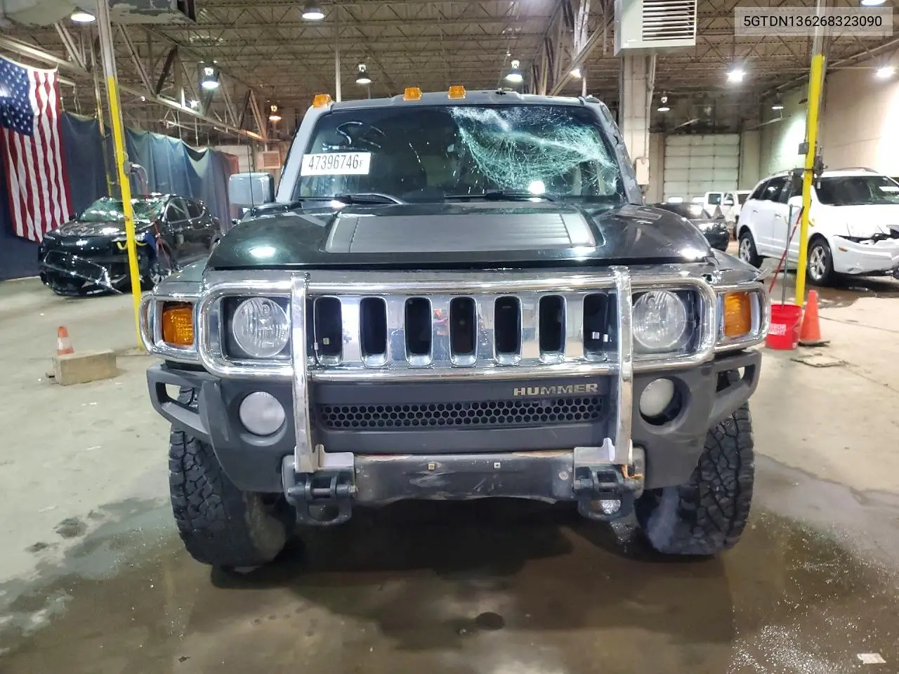 2006 Hummer H3 VIN: 5GTDN136268323090 Lot: 47396746