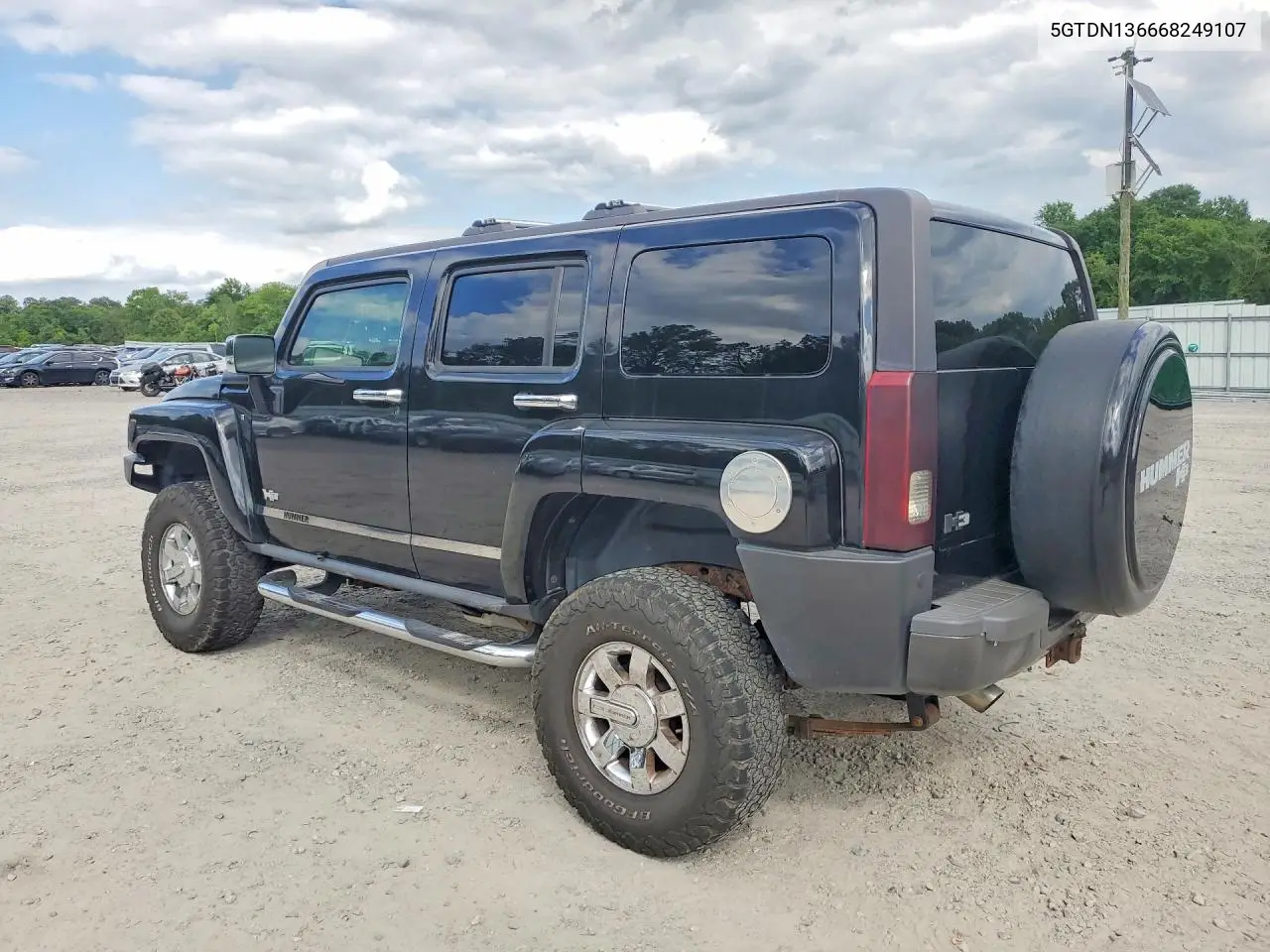 2006 Hummer H3 VIN: 5GTDN136668249107 Lot: 53565246