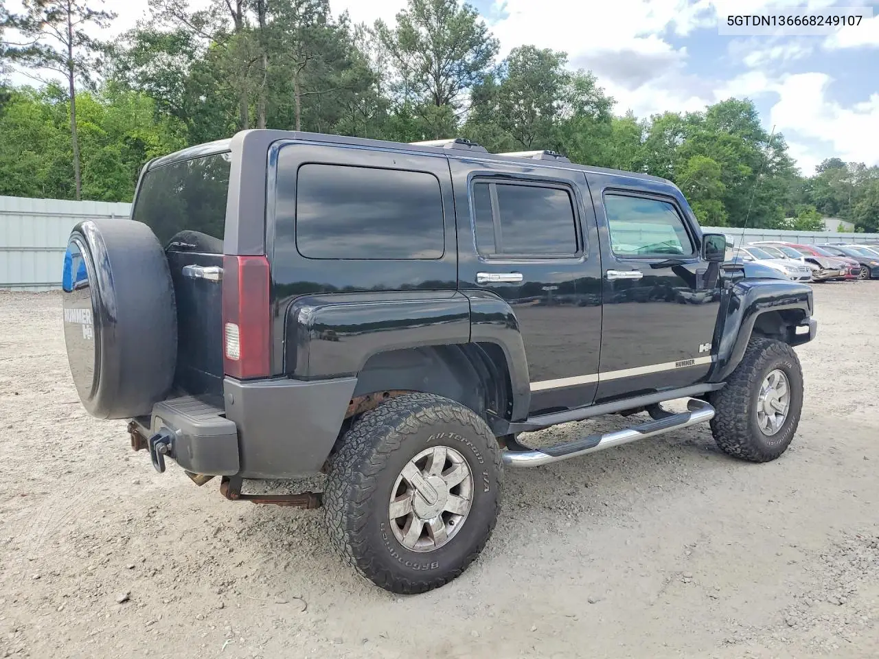 2006 Hummer H3 VIN: 5GTDN136668249107 Lot: 53565246