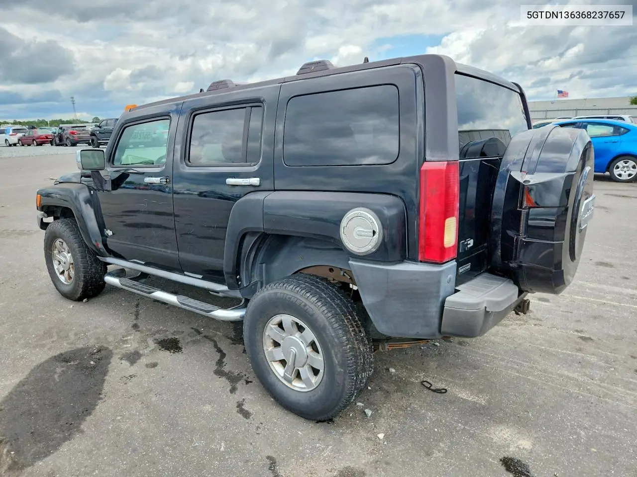 2006 Hummer H3 VIN: 5GTDN136368237657 Lot: 55721636