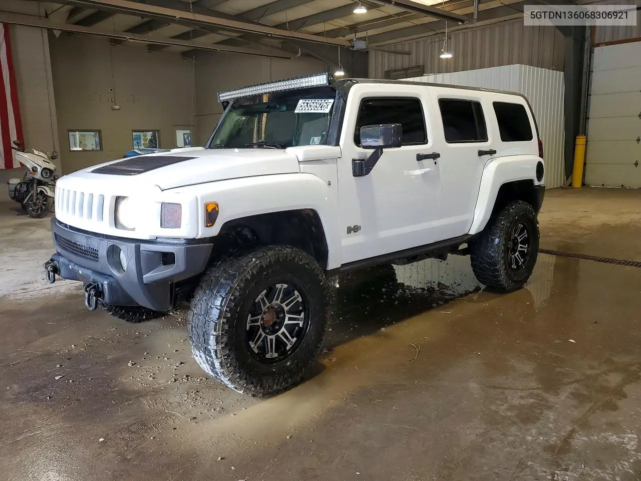 2006 Hummer H3 VIN: 5GTDN136068306921 Lot: 56356926