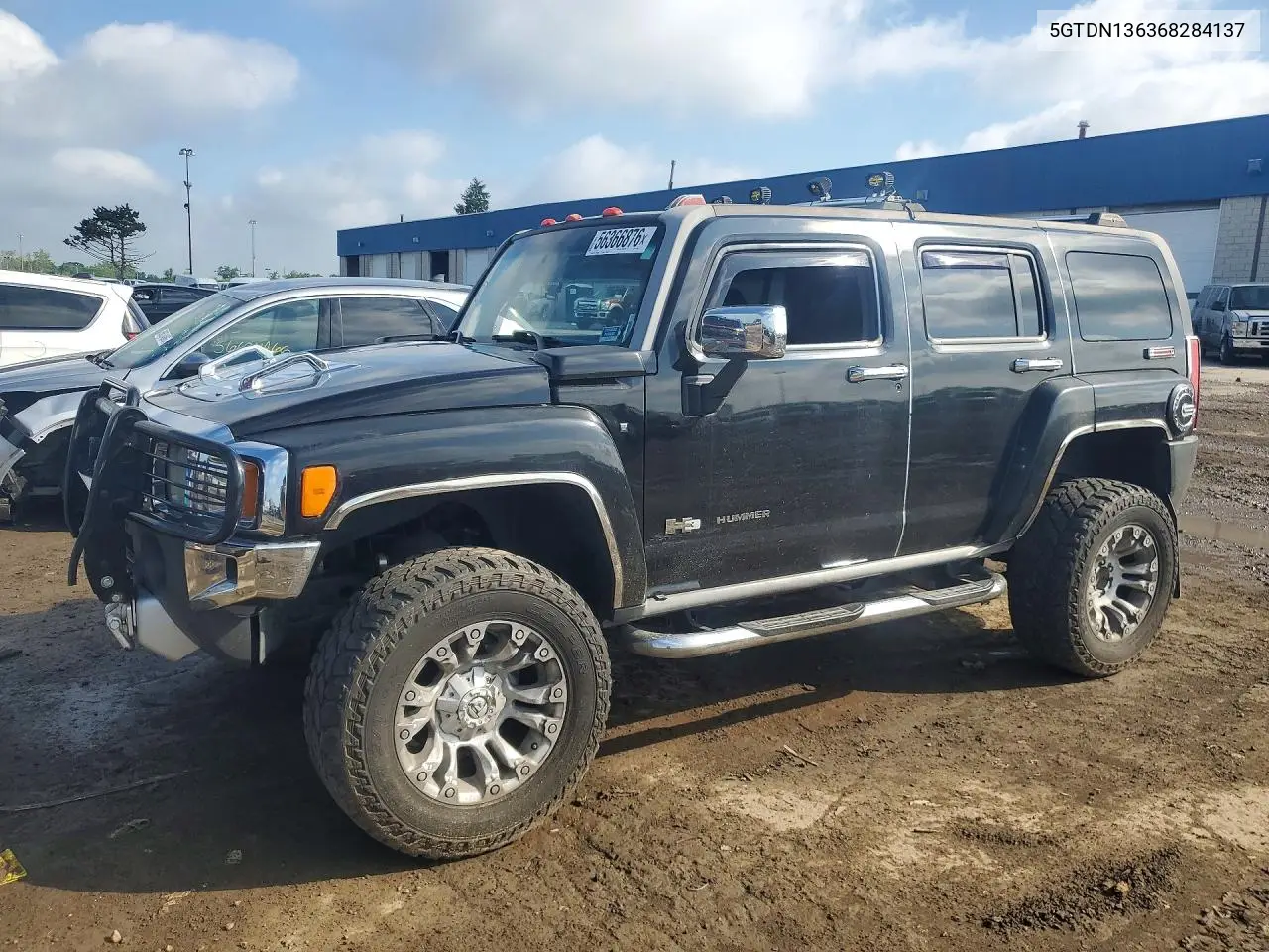 2006 Hummer H3 VIN: 5GTDN136368284137 Lot: 56366876