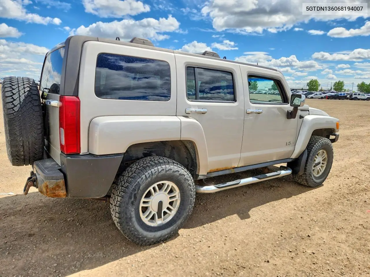 2006 Hummer H3 VIN: 5GTDN136068194007 Lot: 56507966