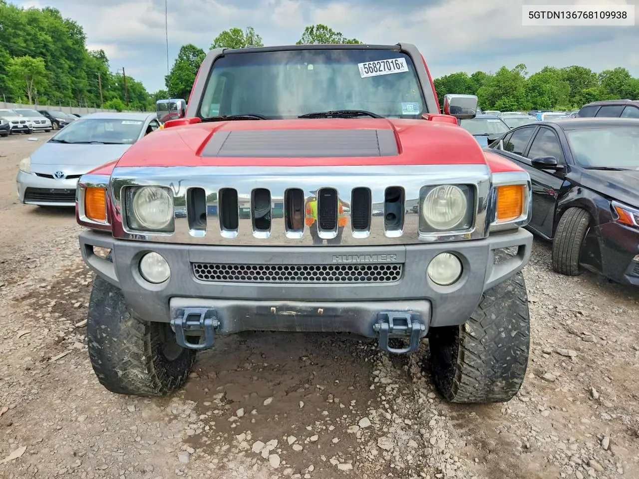 2006 Hummer H3 X VIN: 5GTDN136768109938 Lot: 56827016
