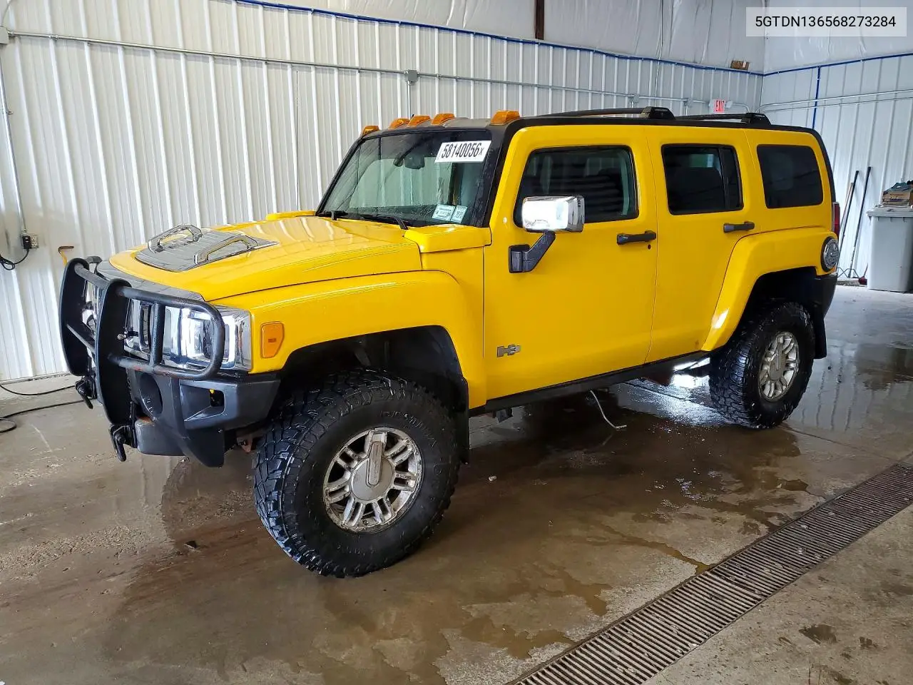 2006 Hummer H3 VIN: 5GTDN136568273284 Lot: 58140056