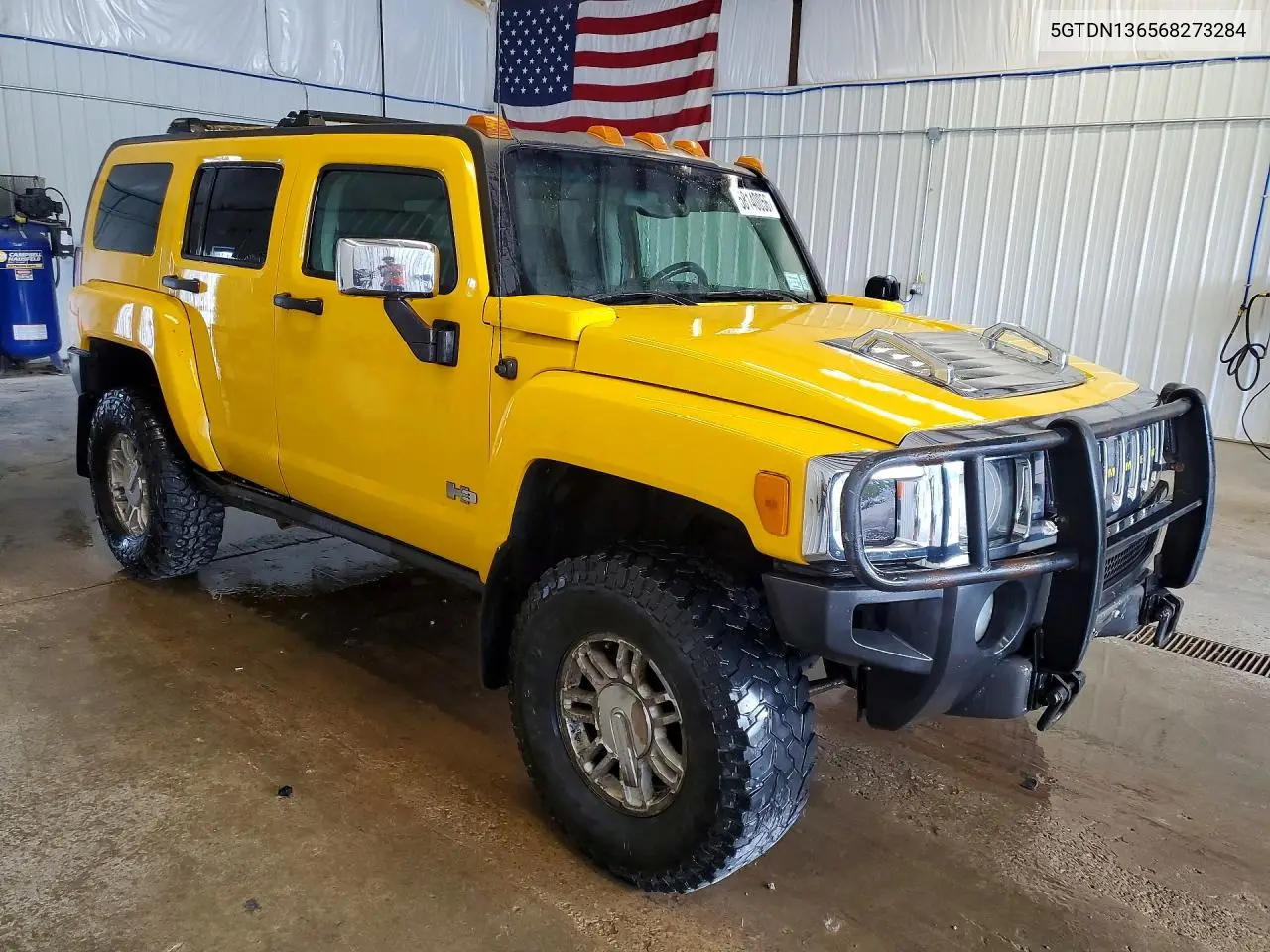 2006 Hummer H3 VIN: 5GTDN136568273284 Lot: 58140056