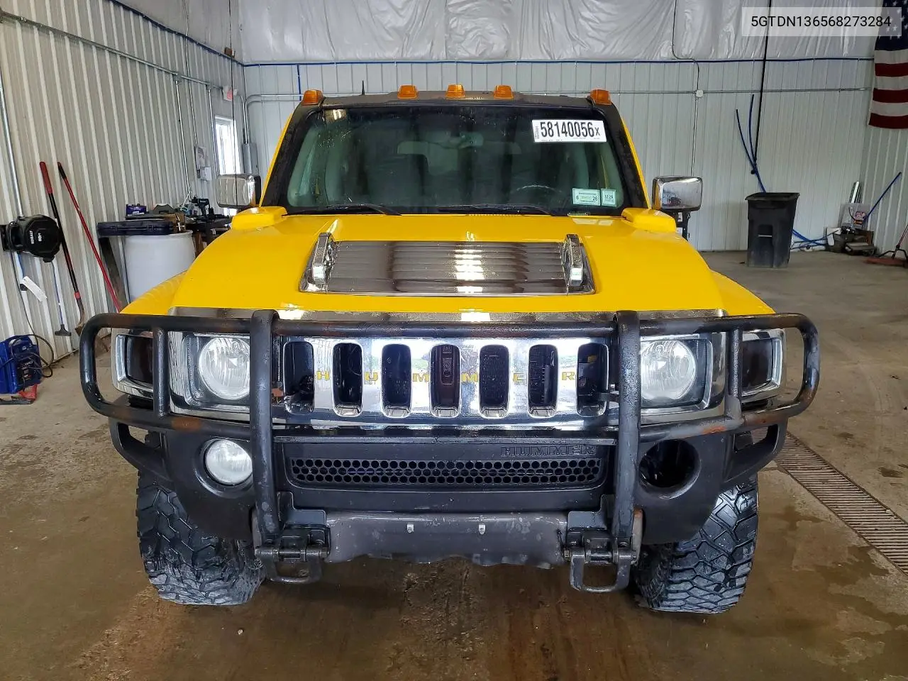 2006 Hummer H3 VIN: 5GTDN136568273284 Lot: 58140056