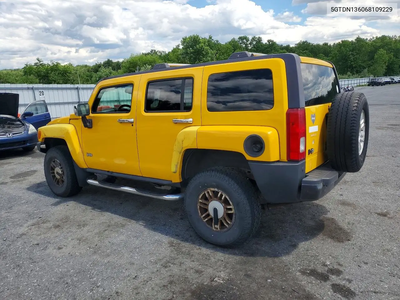2006 Hummer H3 VIN: 5GTDN136068109229 Lot: 58250146