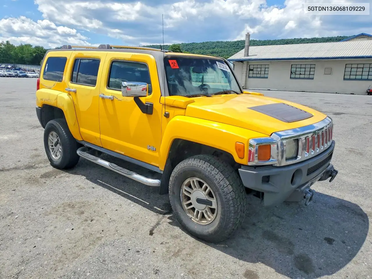 2006 Hummer H3 VIN: 5GTDN136068109229 Lot: 58250146