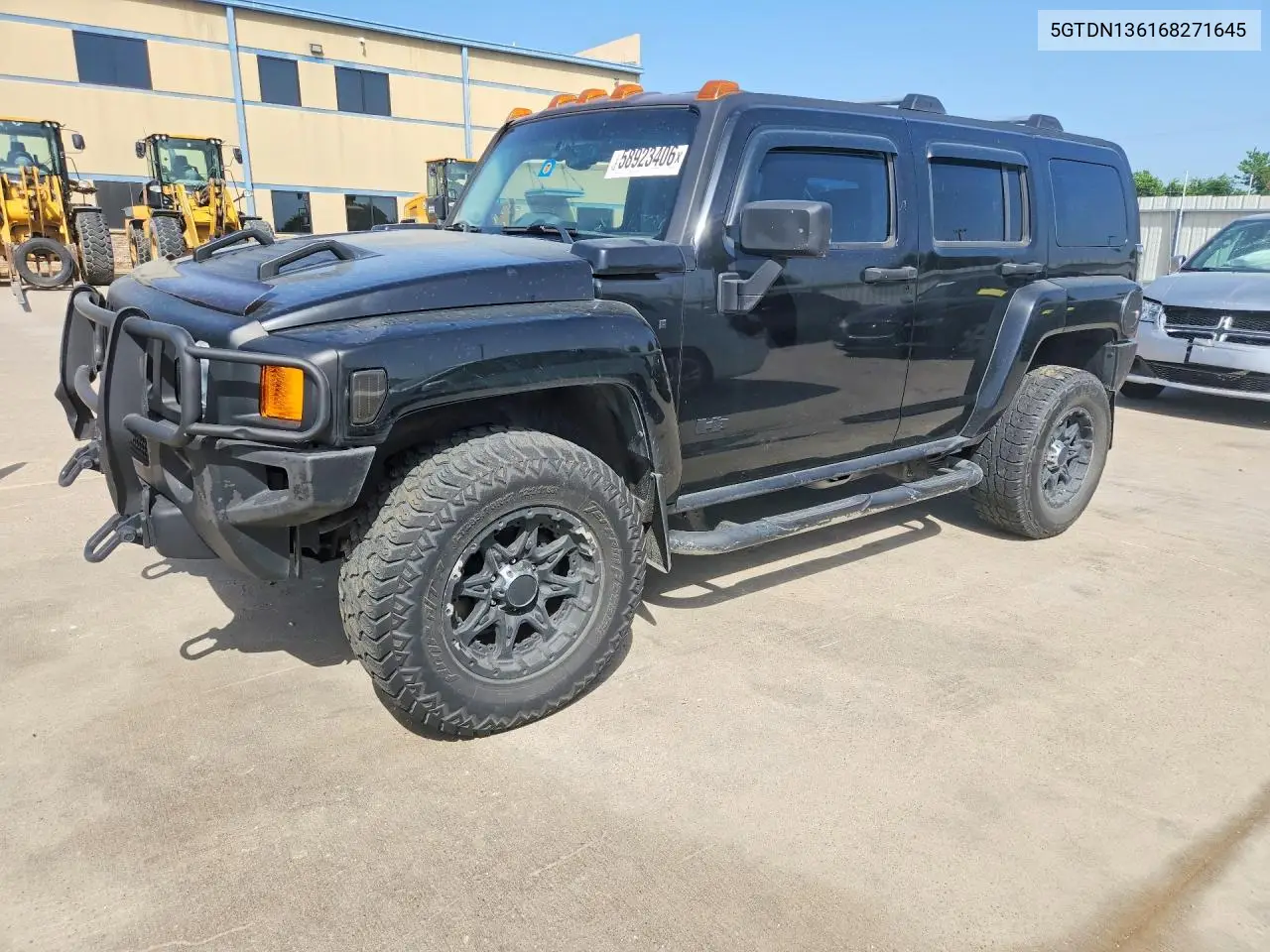 2006 Hummer H3 VIN: 5GTDN136168271645 Lot: 58923406