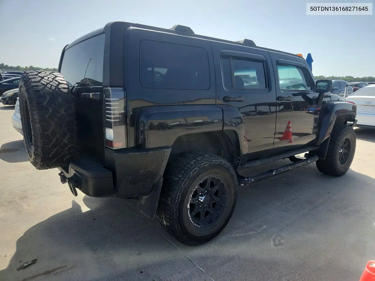 2006 Hummer H3 VIN: 5GTDN136168271645 Lot: 58923406