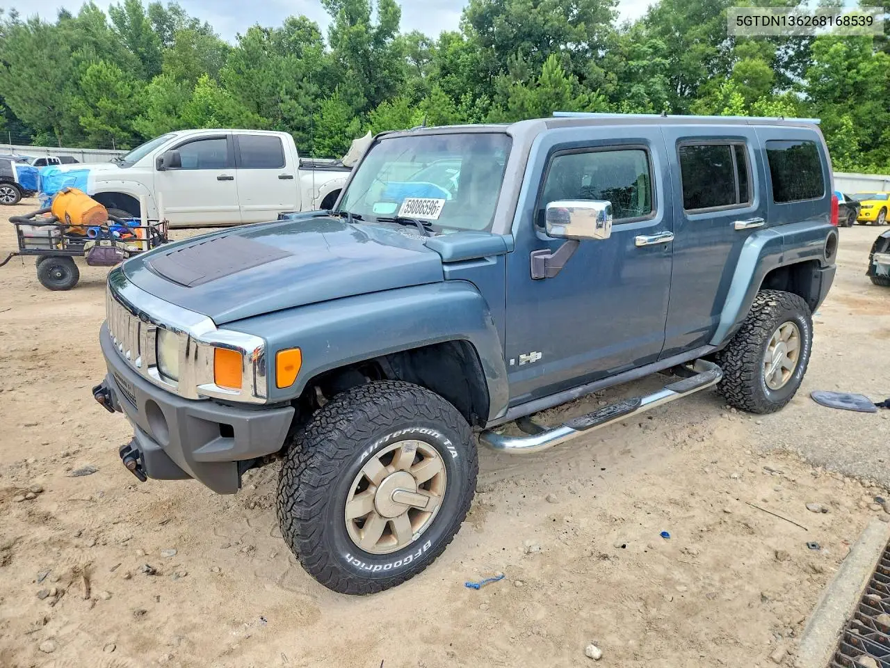 2006 Hummer H3 VIN: 5GTDN136268168539 Lot: 59086596
