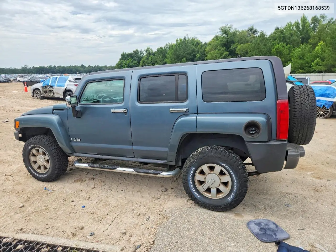 2006 Hummer H3 VIN: 5GTDN136268168539 Lot: 59086596