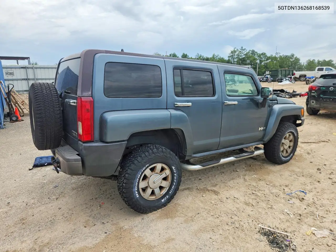 2006 Hummer H3 VIN: 5GTDN136268168539 Lot: 59086596