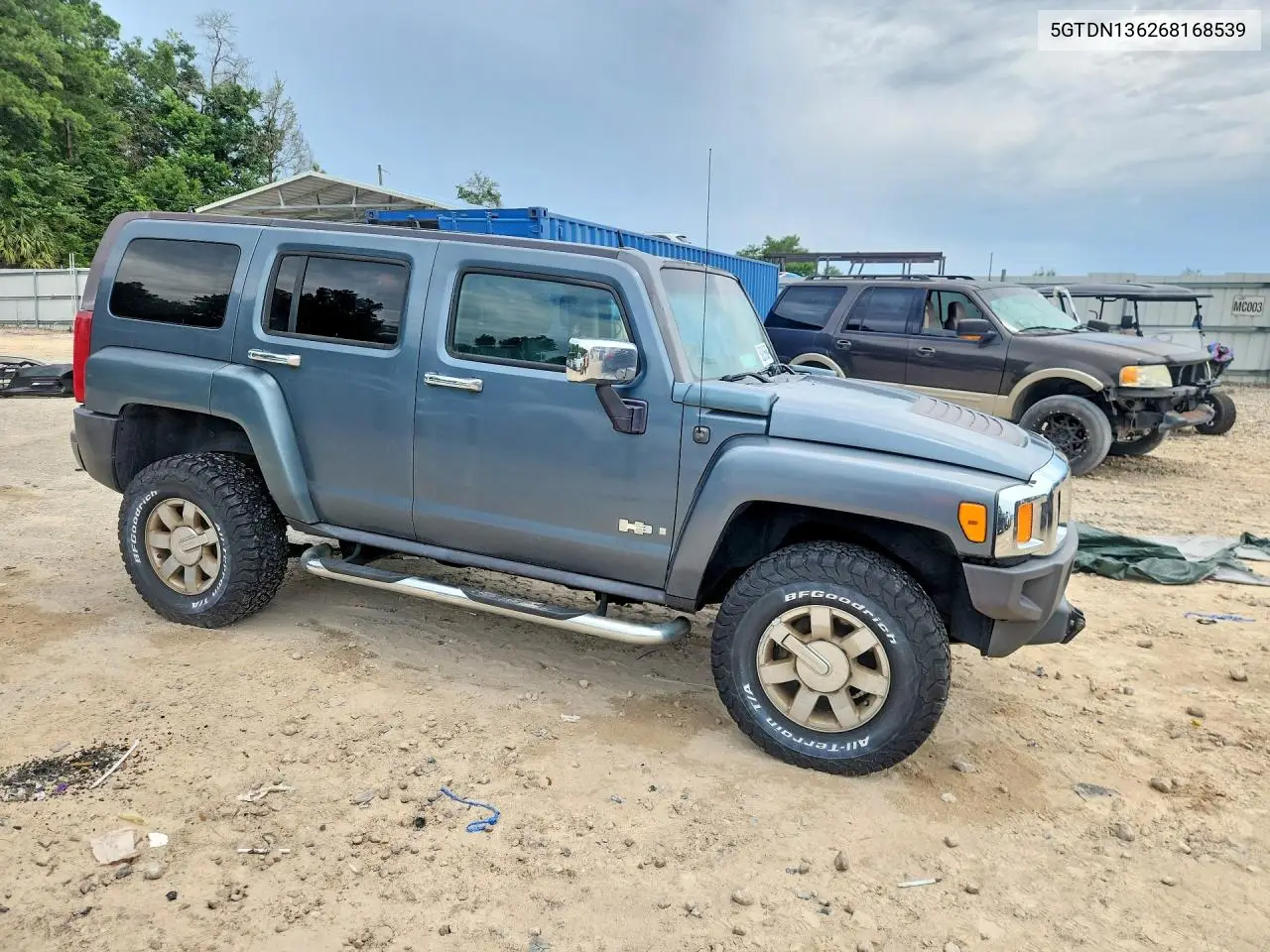 2006 Hummer H3 VIN: 5GTDN136268168539 Lot: 59086596